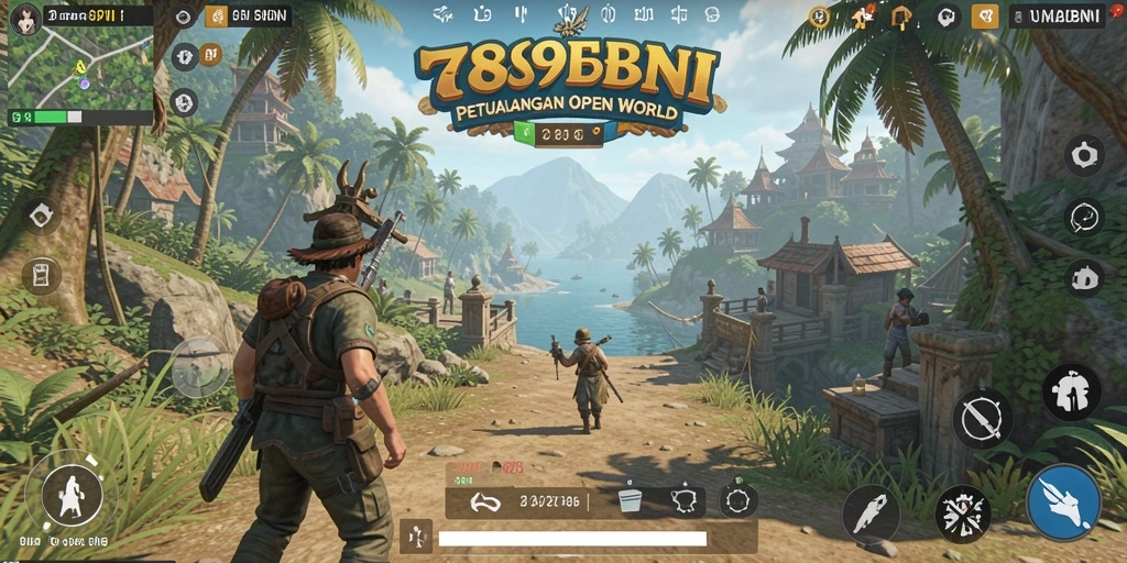 Screenshot gameplay 789BNI menampilkan eksplorasi Open World yang menarik.