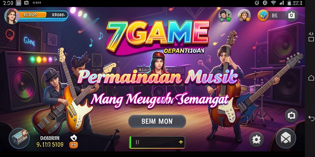 Screenshot gameplay 7GAME dengan tampilan yang menarik dan interaktif.
