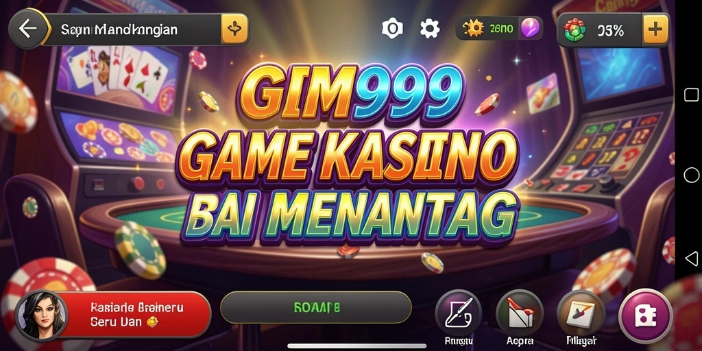 Screenshot GIM999 menampilkan gameplay kasino yang seru dan mendebarkan.