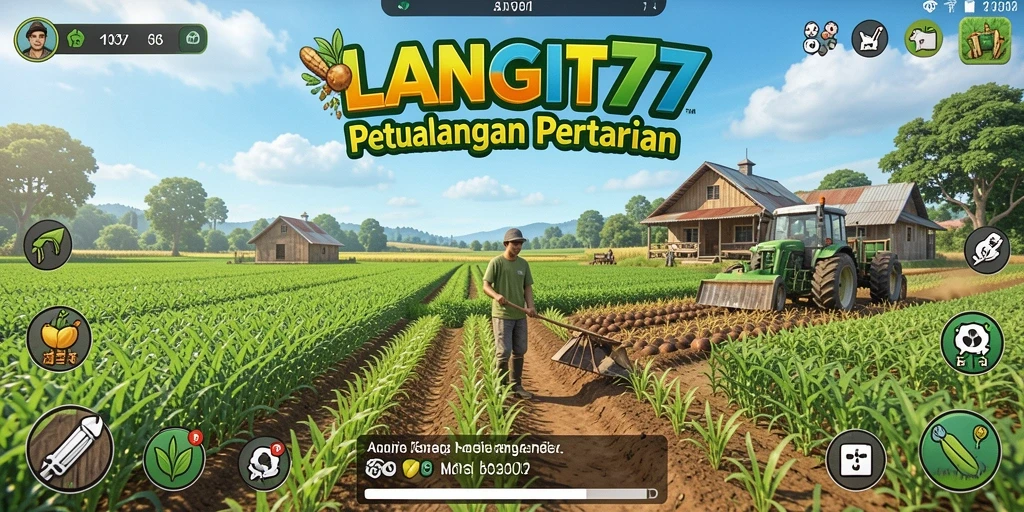 Tampilan gameplay LANGIT77 yang memukau dan interaktif.