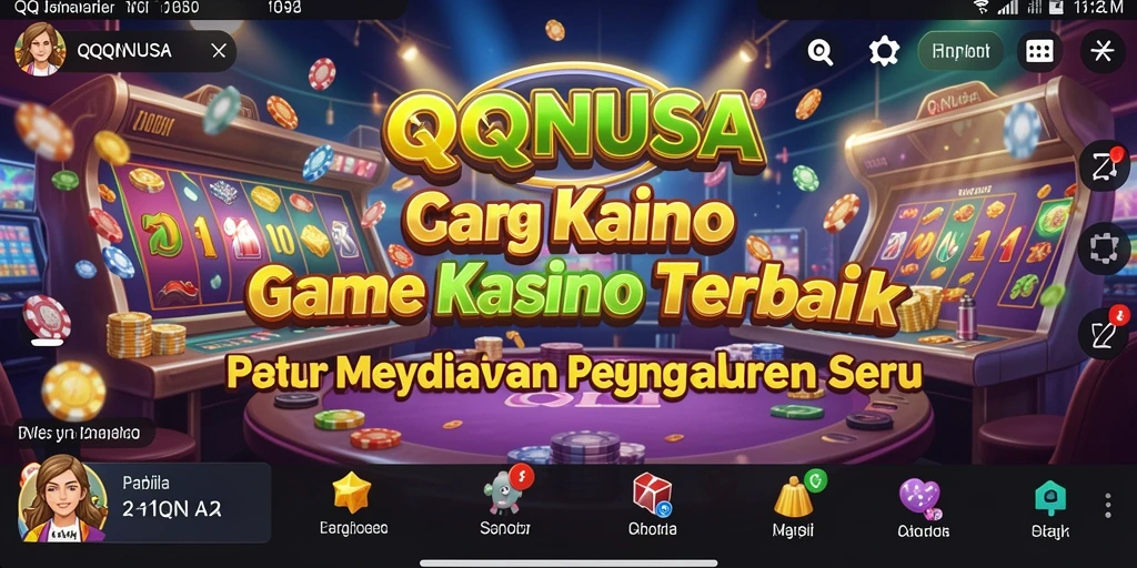 Screenshot gameplay QQNUSA menampilkan keseruan bermain kasino.