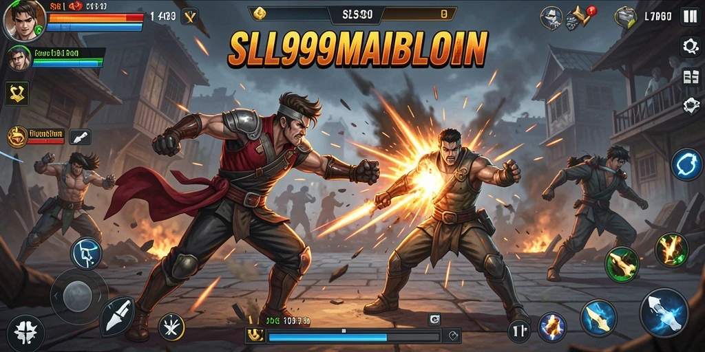 Tampilan mendebarkan dari gameplay SL999 yang penuh aksi.