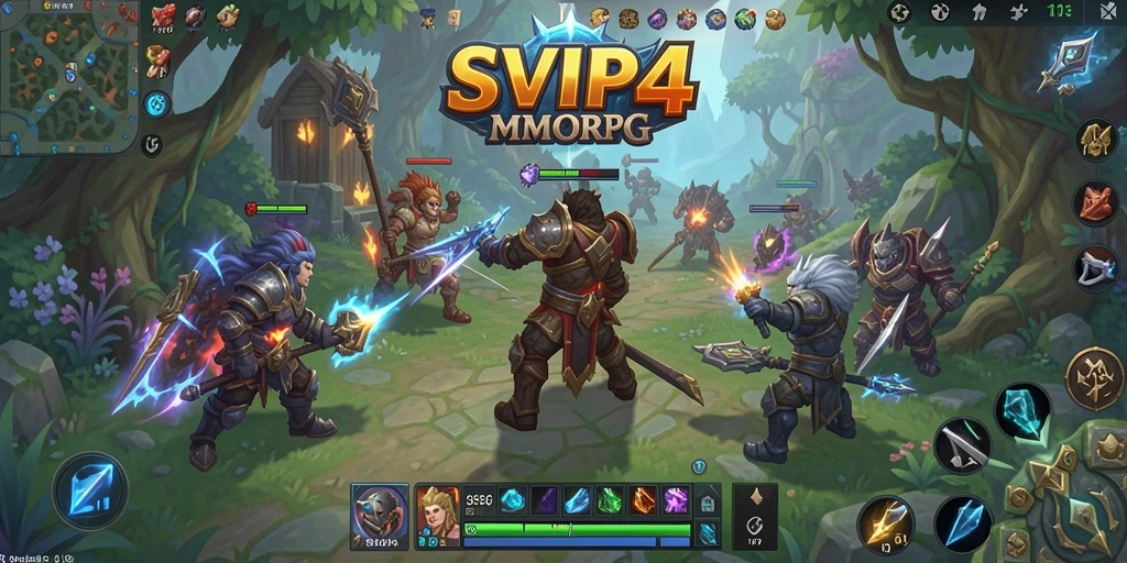 Tampilan gameplay menarik dengan berbagai aksi petualangan di SVIP4.